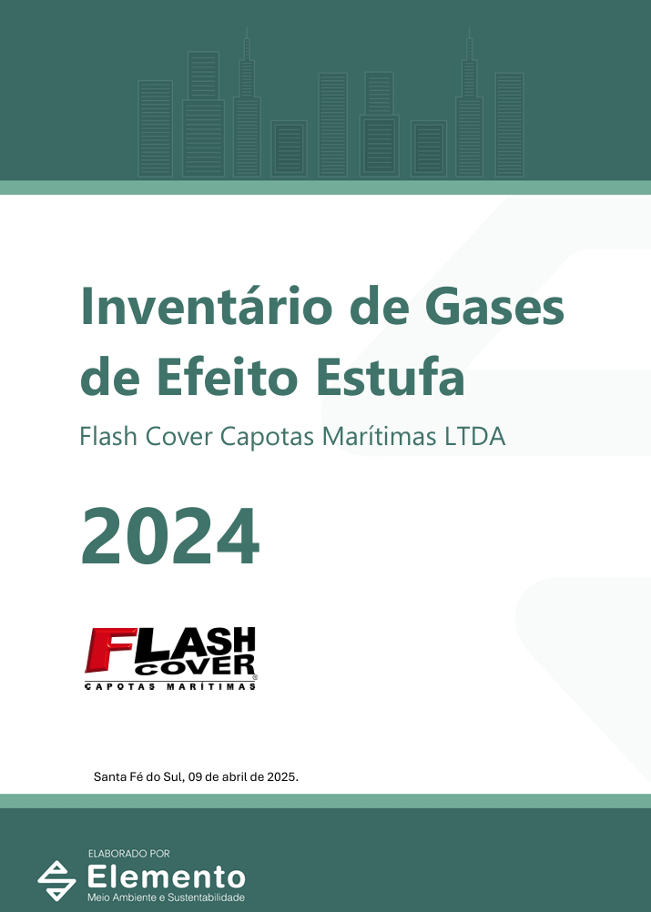 Capa do inventário de GEE da Flash Cover (2024)