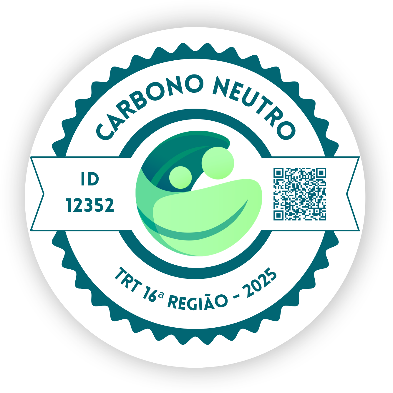 Selo Carbono Neutro CO2 — TRT16 (2025)